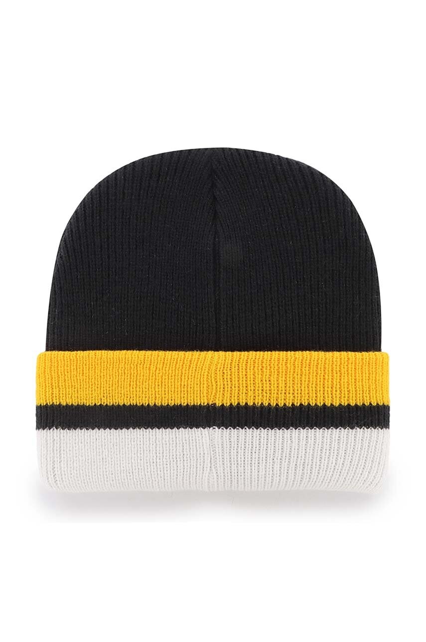 Шапка 47 brand NHL Boston Bruins колір чорний