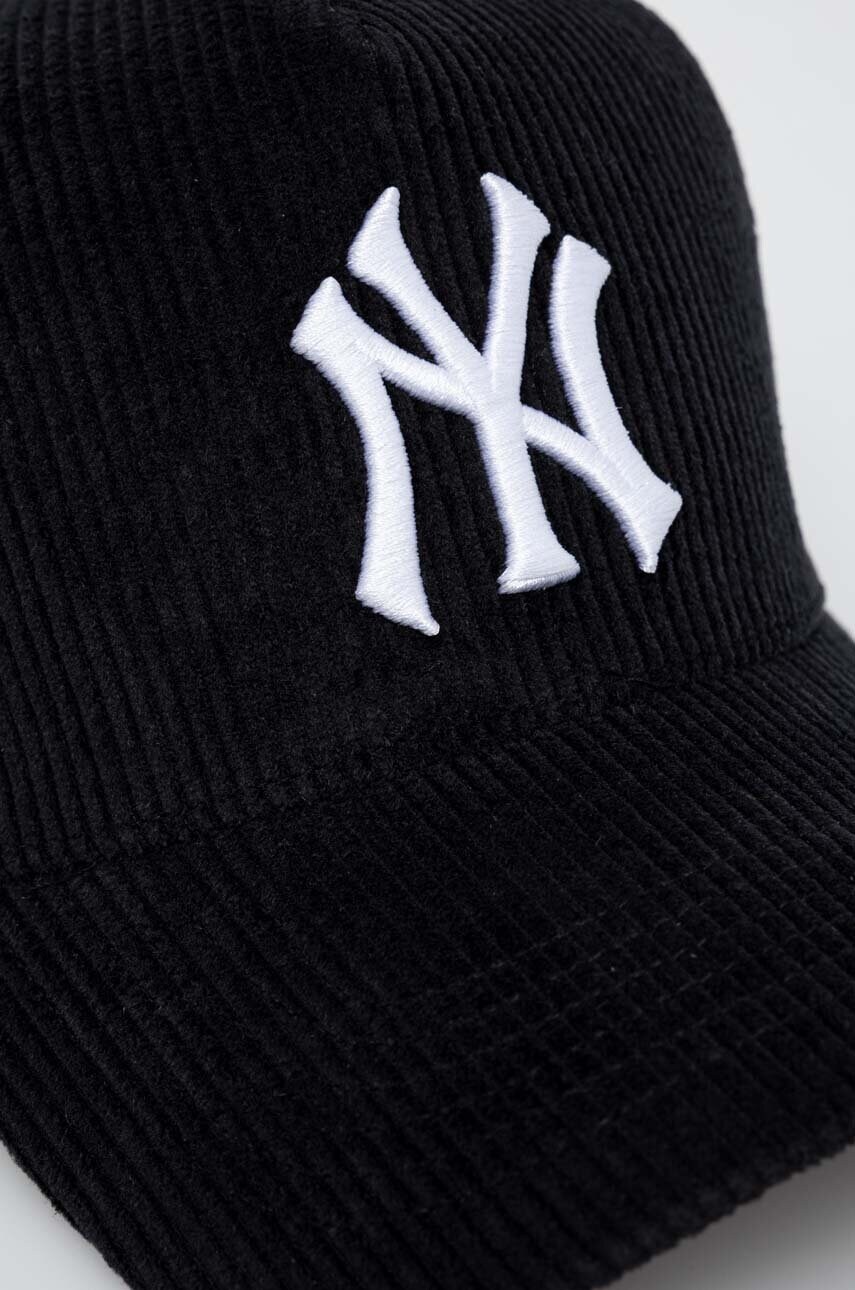 Кепка 47 brand MLB New York Yankees колір чорний з аплікацією