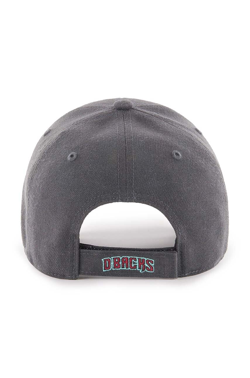 Кепка 47 brand MLB Arizona Diamondbacks колір сірий з аплікацією