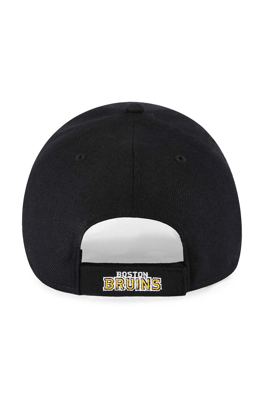 Кепка з домішкою вовни 47 brand NHL Boston Bruins колір чорний з аплікацією