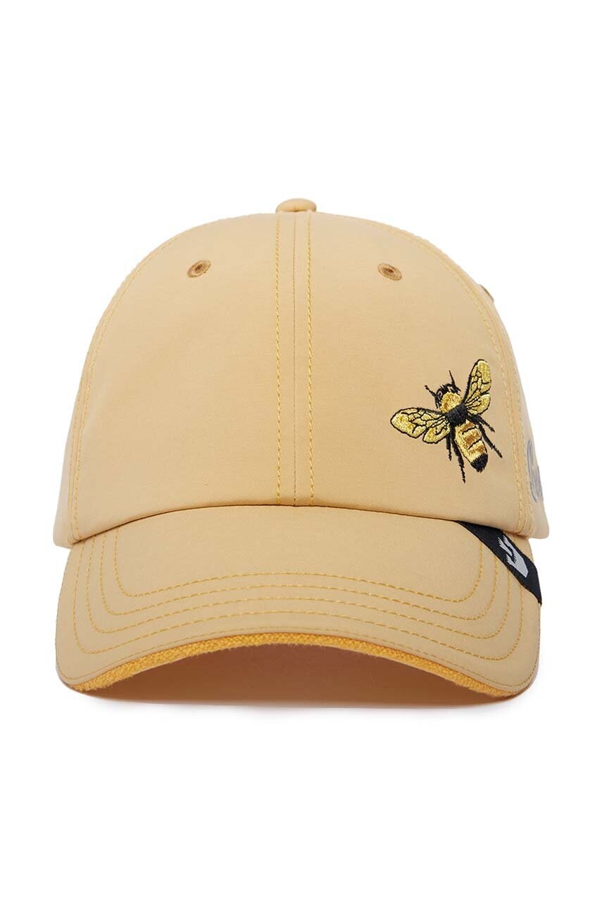 Кепка Goorin Bros Honey Love колір жовтий з аплікацією 101-0854