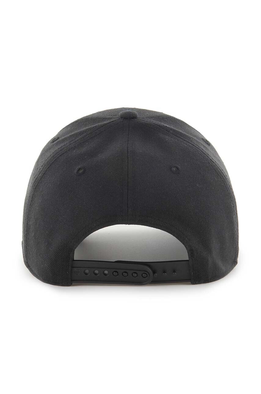 Кепка з домішкою вовни 47 brand MLB New York Yankees колір чорний з аплікацією B-MVPSP17WBP-BKAM