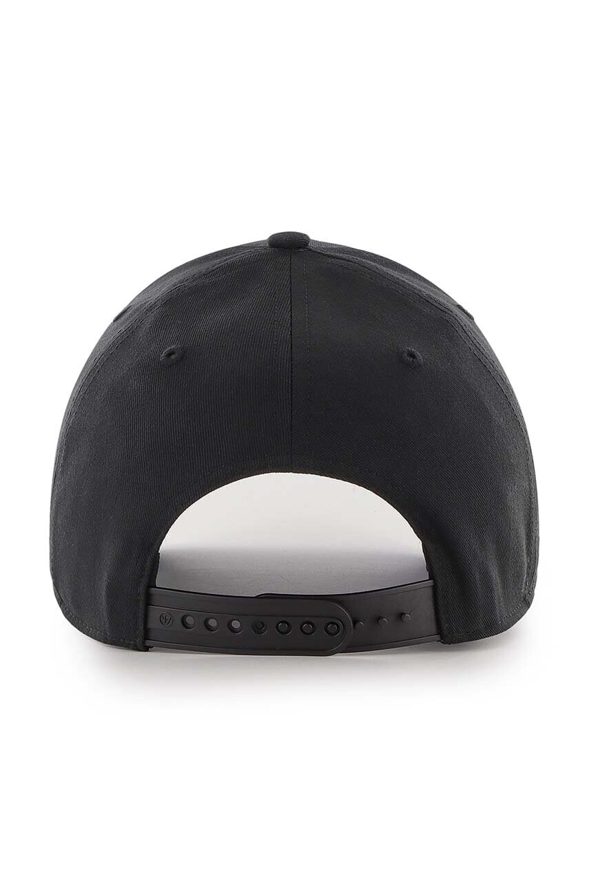 Кепка 47 brand MLB New York Yankees колір чорний з аплікацією B-ENLSP17CTP-BK