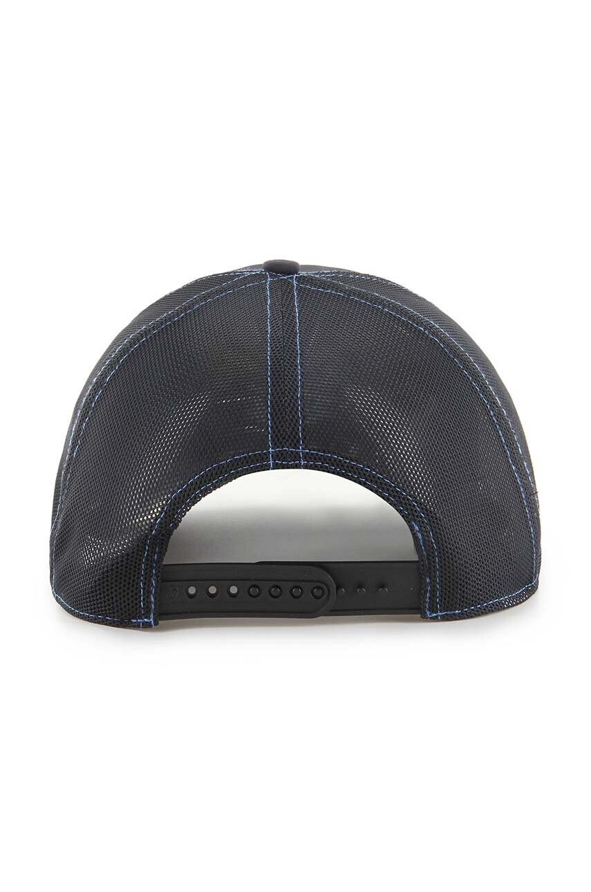 Кепка 47 brand MLB Los Angeles Dodgers колір чорний з аплікацією B-XRAYD12BBP-BK
