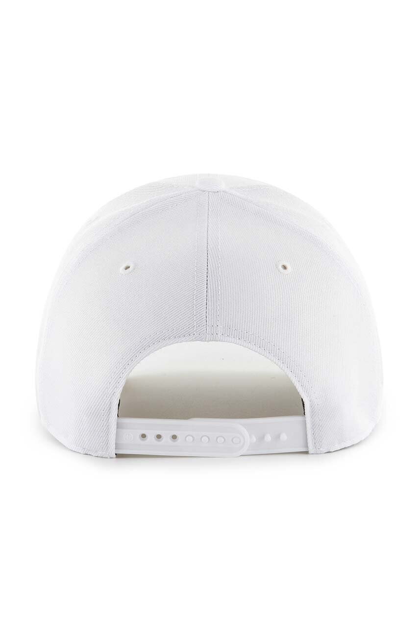 Кепка 47 brand MLB New York Yankees колір білий з аплікацією B-MVPSP17WBP-WHN