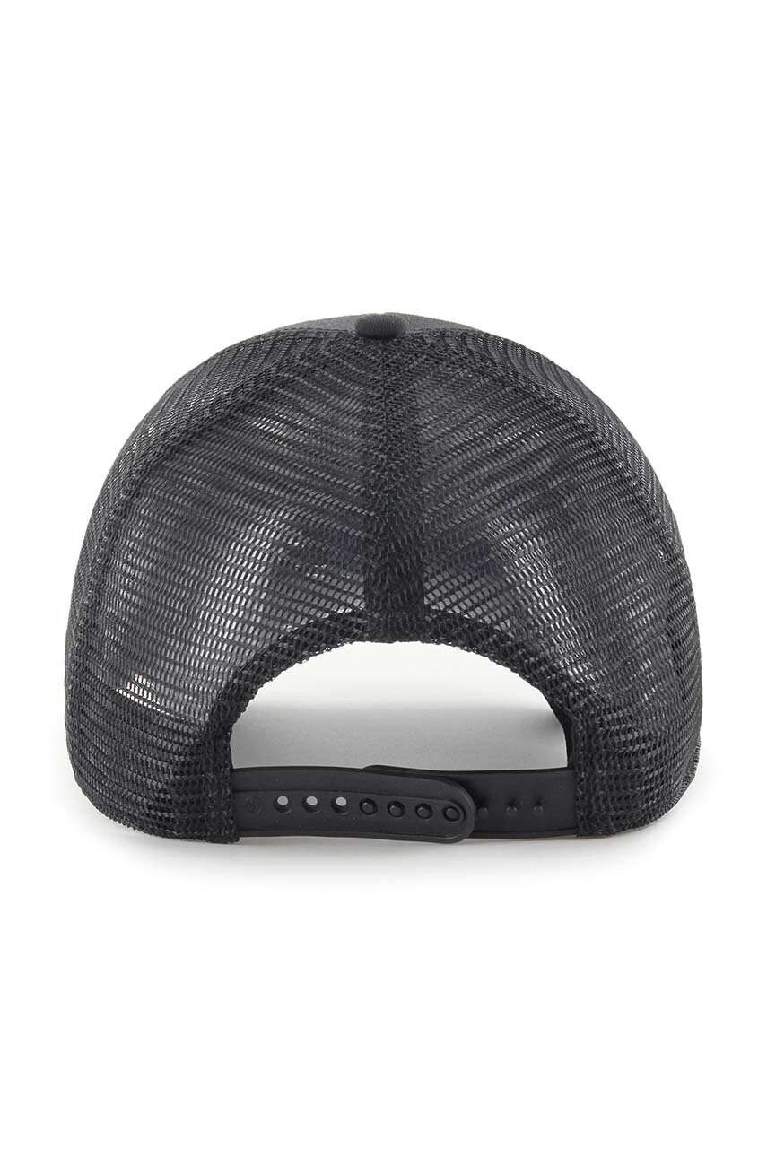 Кепка 47 brand MLB New York Yankees колір чорний з аплікацією B-BRANS17CTP-BKAQ