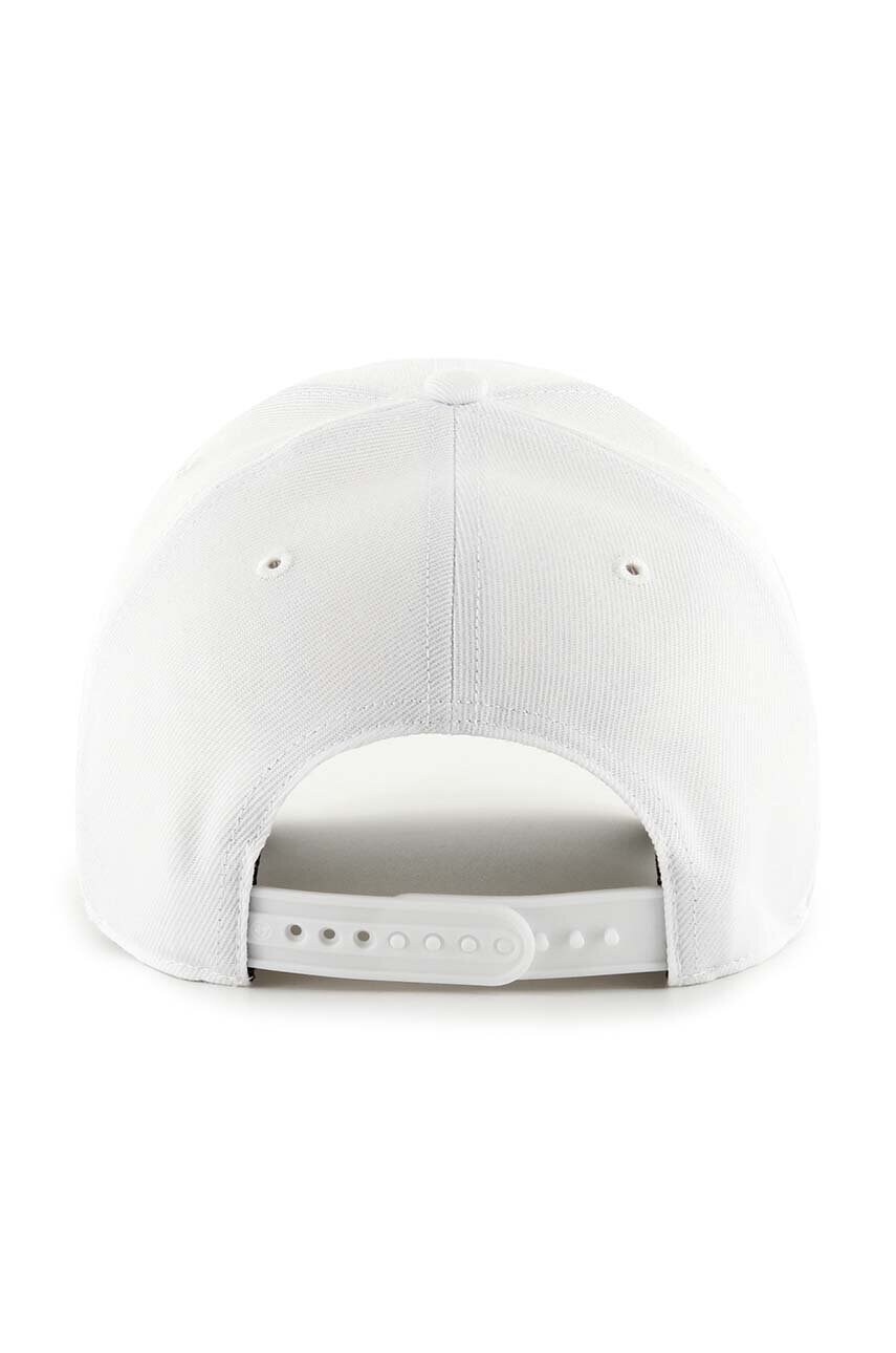 Кепка 47 brand MLB New York Yankees колір білий з аплікацією B-BRMPS17WBP-WHA