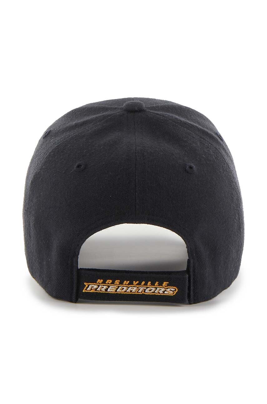 Кепка 47 brand NHL Nashville Predators колір синій з аплікацією H-MVP30WBV-NY