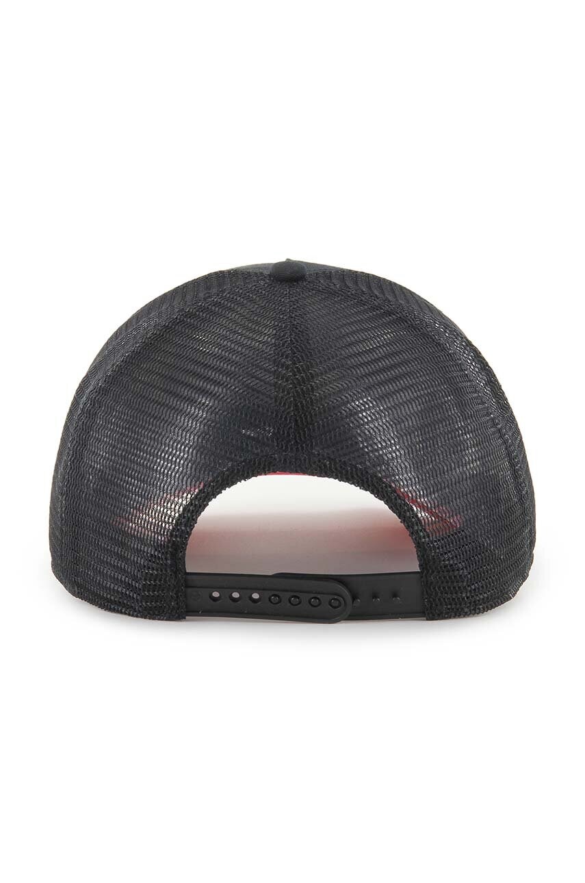 Кепка 47 brand NHL Chicago Blackhawks колір чорний з аплікацією H-MSHTC04GWP-BK