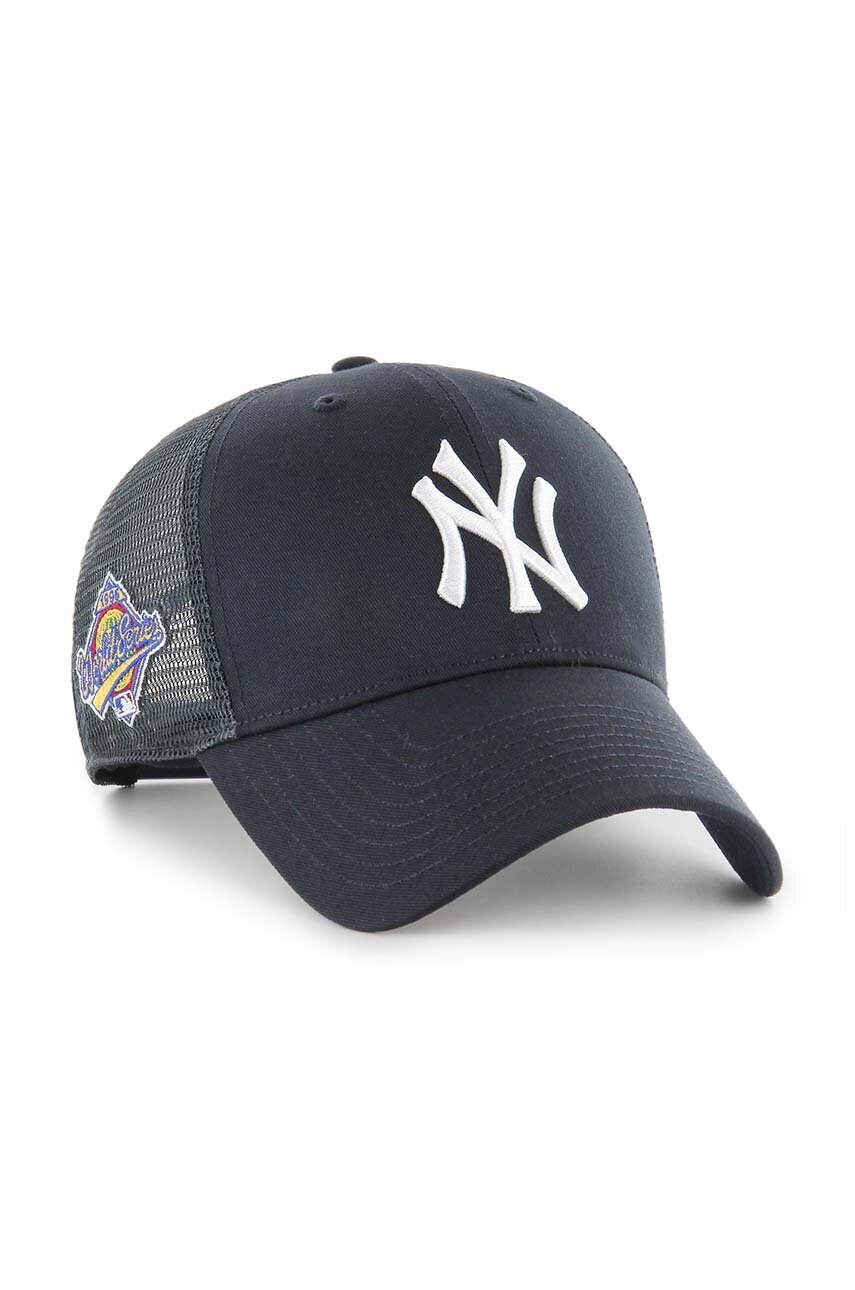 Кепка 47 brand MLB New York Yankees колір синій з аплікацією BCWS-BRSRS17CTP-NY96