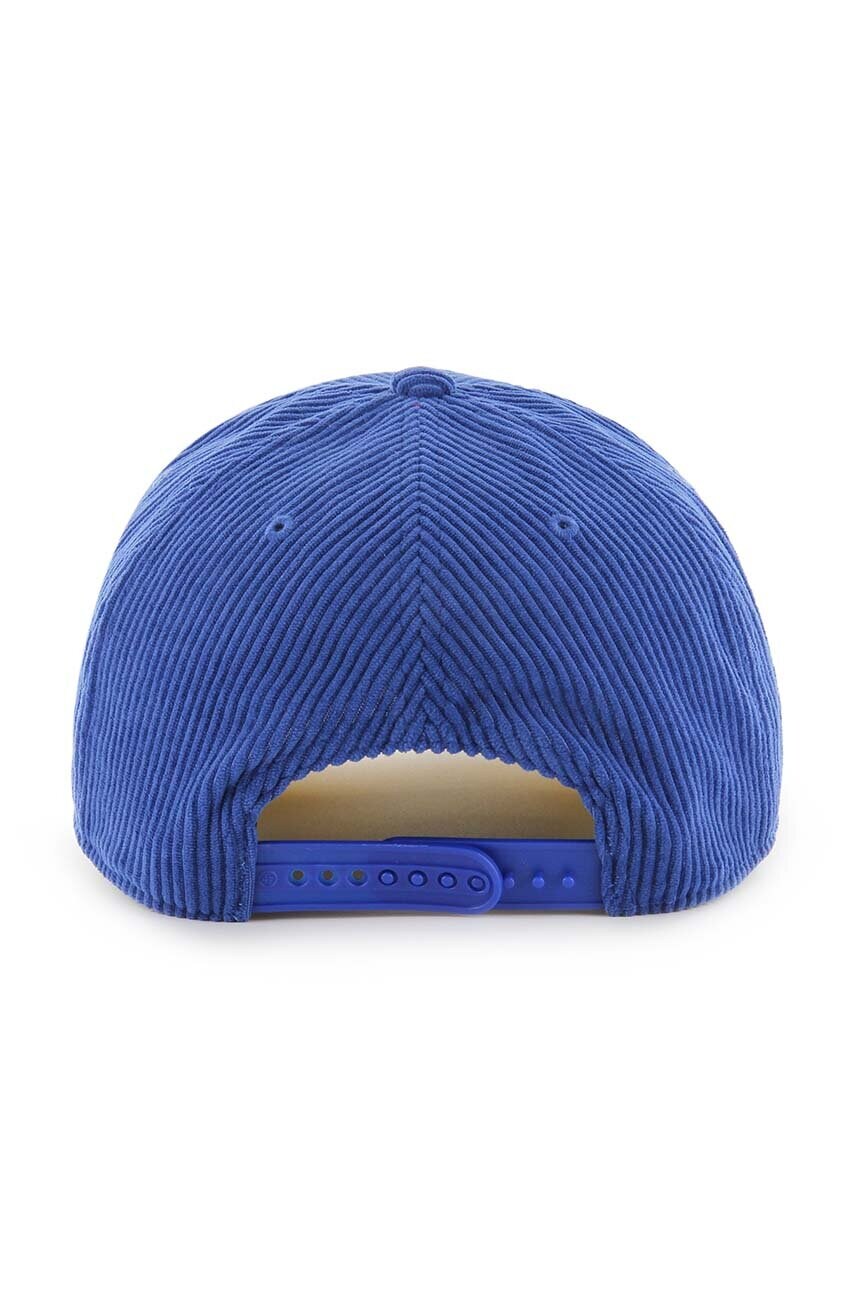 Вельветова кепка 47 brand MLB Los Angeles Dodgers з аплікацією B-SKYLC12EWP-RY