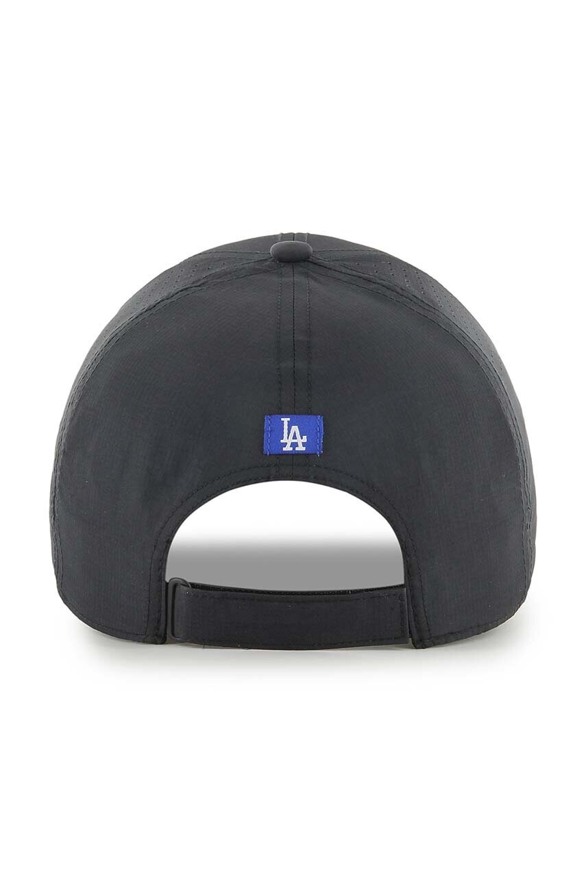 Кепка 47 brand MLB Los Angeles Dodgers колір чорний з аплікацією B-FAIRM12BBU-BK