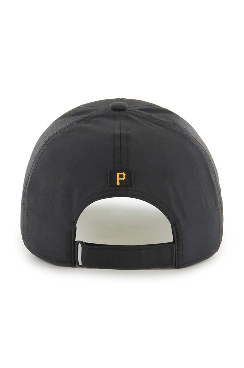 Кепка 47 brand MLB Pittsburgh Pirates колір чорний з аплікацією B-FAIRM20BBU-BK