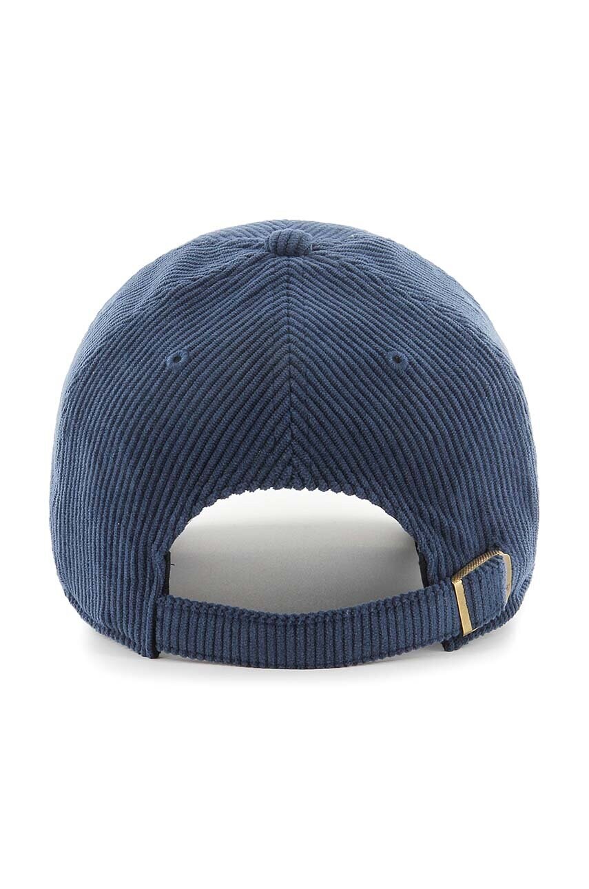 Бавовняна бейсболка 47 brand MLB Boston Red Sox колір синій з аплікацією B-THCKC02EWS-NY