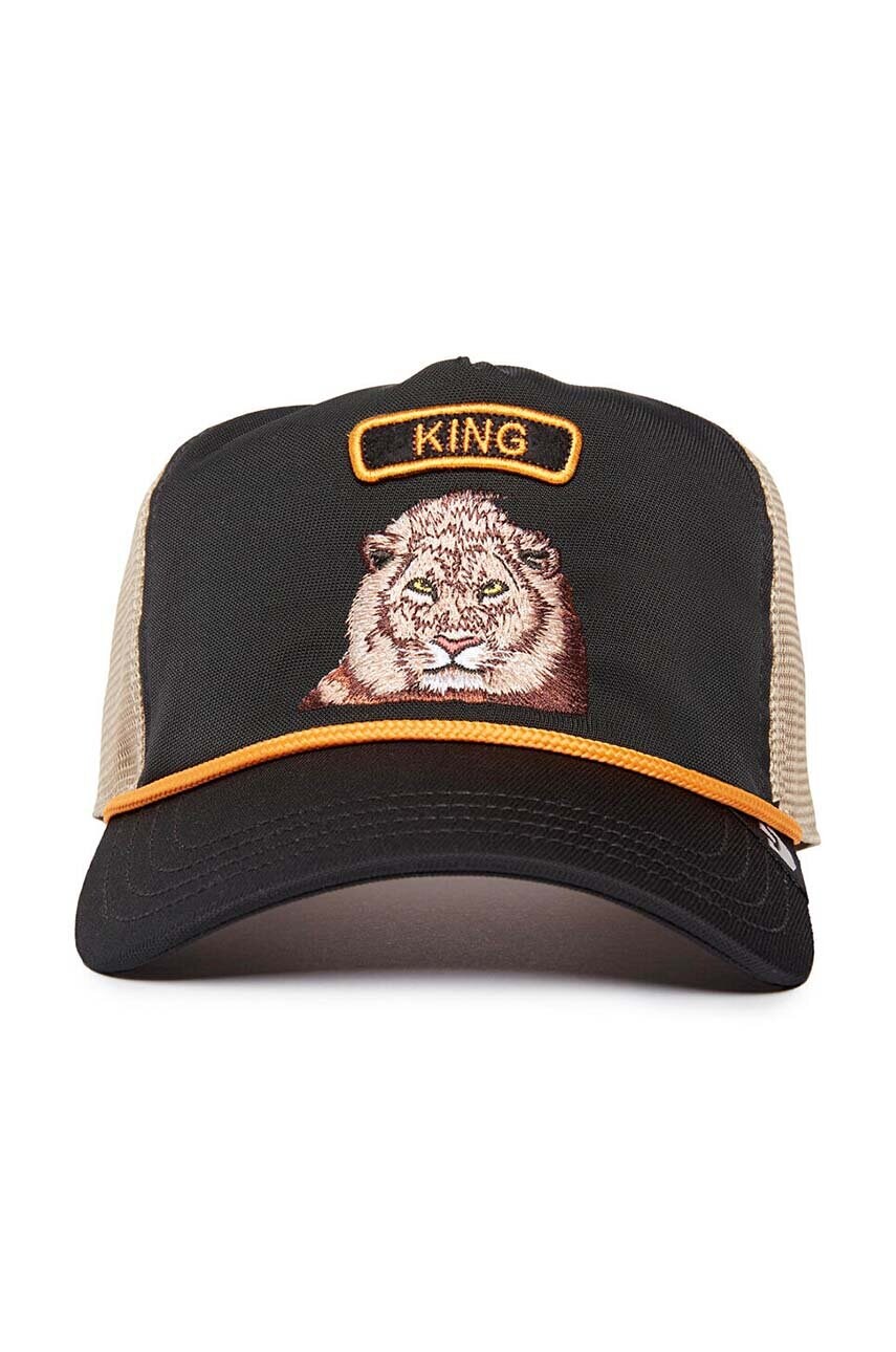 Кепка Goorin Bros GB2 Lion колір чорний з аплікацією 101-1544