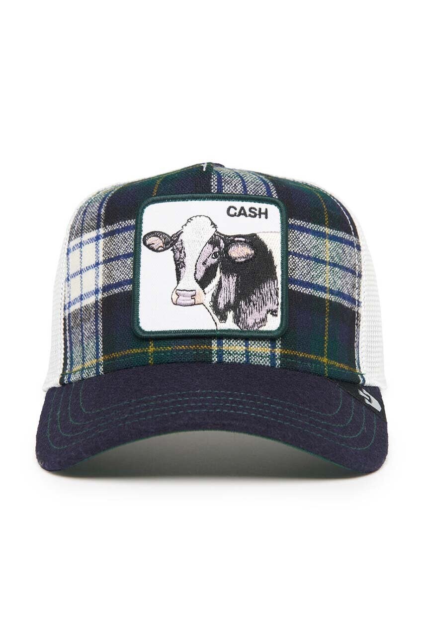 Кепка Goorin Bros Moon Cow колір синій з аплікацією 101-1489
