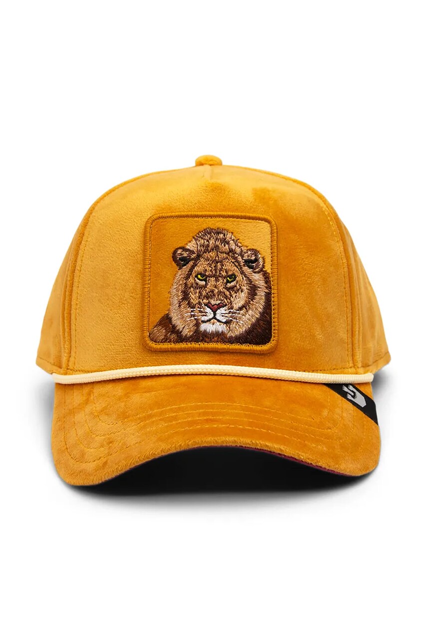 Кепка Goorin Bros Lion Royalty колір жовтий з аплікацією 101-1570