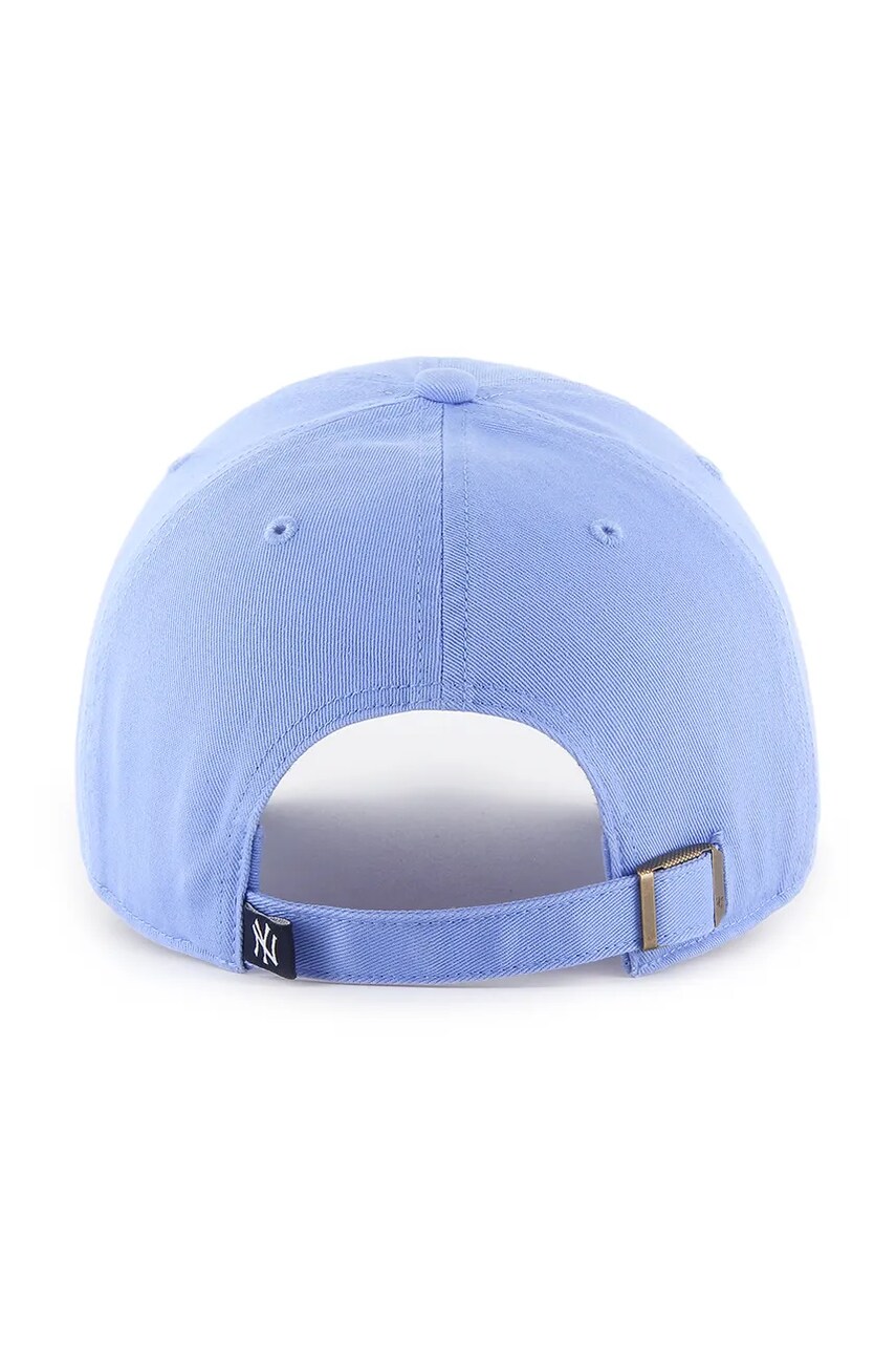 Бавовняна бейсболка 47 brand MLB New York Yankees однотонна B-RGW17GWS-A9