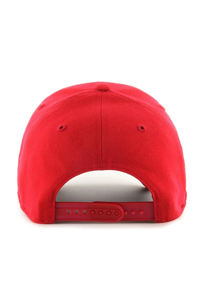 Кепка 47 brand MLB New York Yankees колір червоний з аплікацією B-MVPSP17WBP-RDB