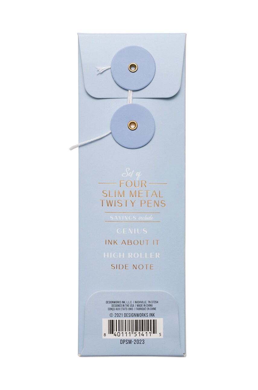 Designworks Ink Набір ручок Twistly Slim (4-pack)
