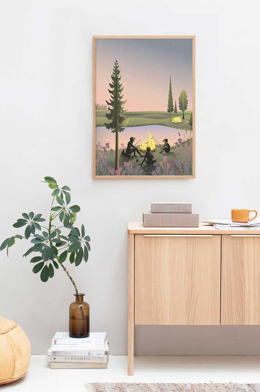 Vissevasse Плакат Campfire 50x70 cm