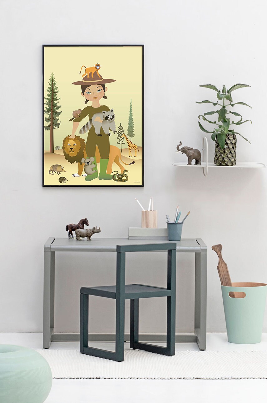 Vissevasse Плакат The Zookeeper 30x40 cm