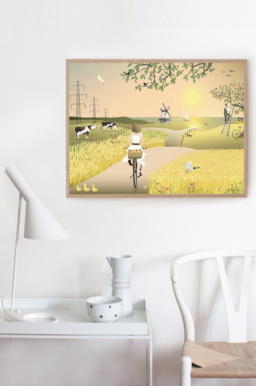 Vissevasse Плакат A Fine Day 30x40 cm