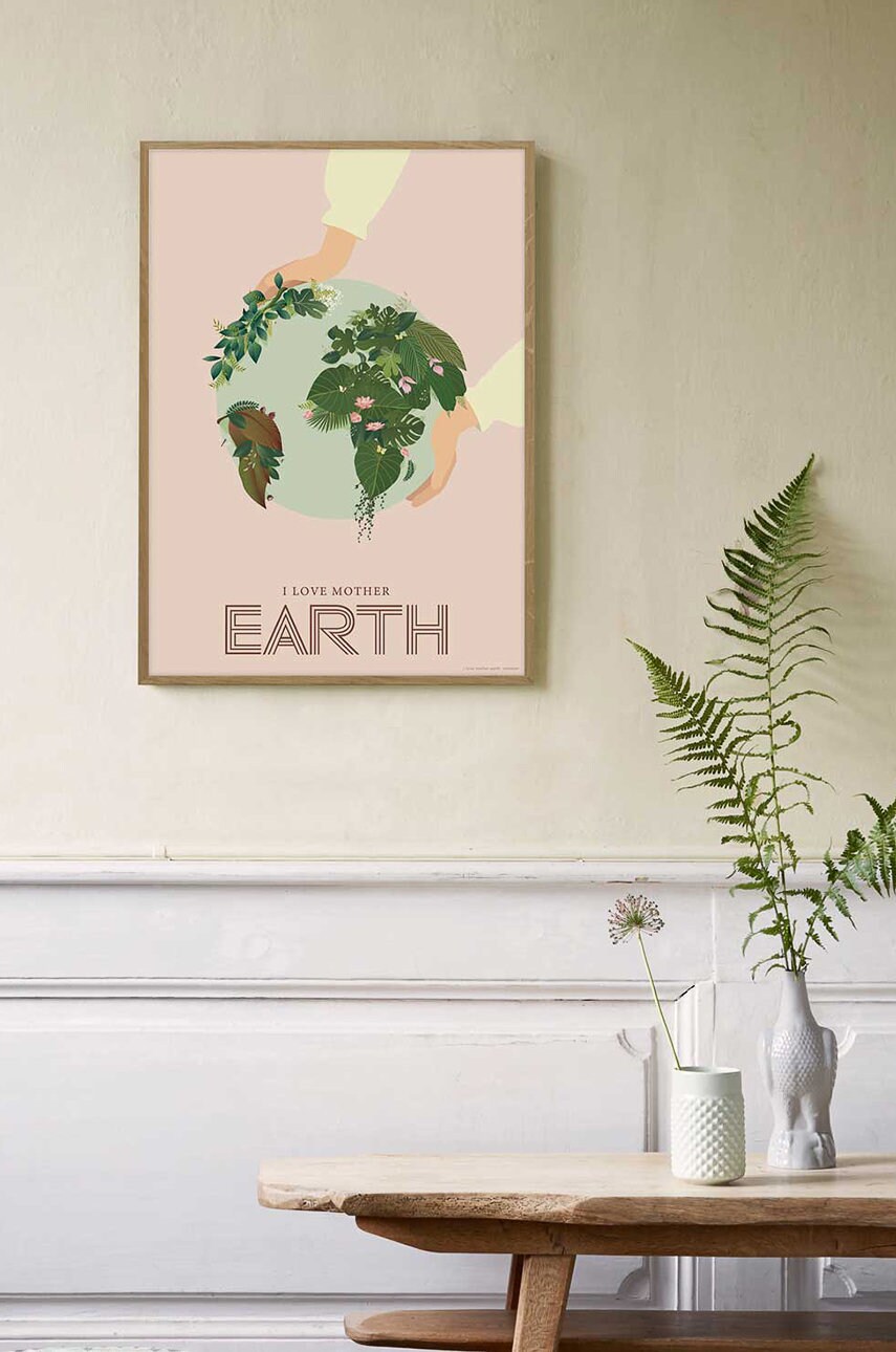 Vissevasse Плакат I Love Mother Earth 50x70 cm