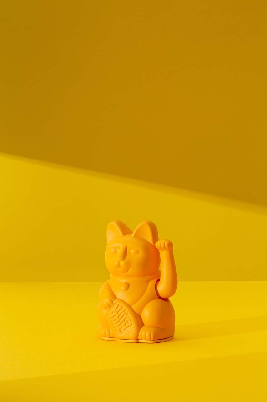 Декорація Donkey Lucky Cat Mini - Dark Yellow