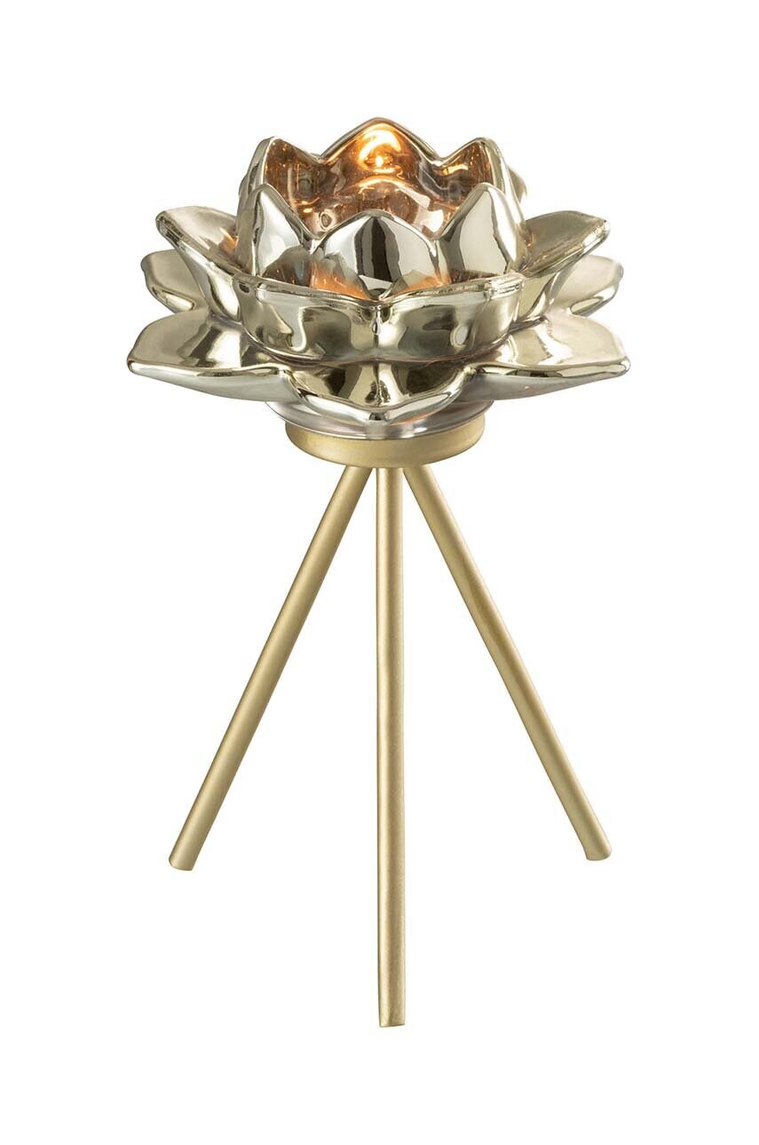 Декоративний свічник J-Line Flower Glass