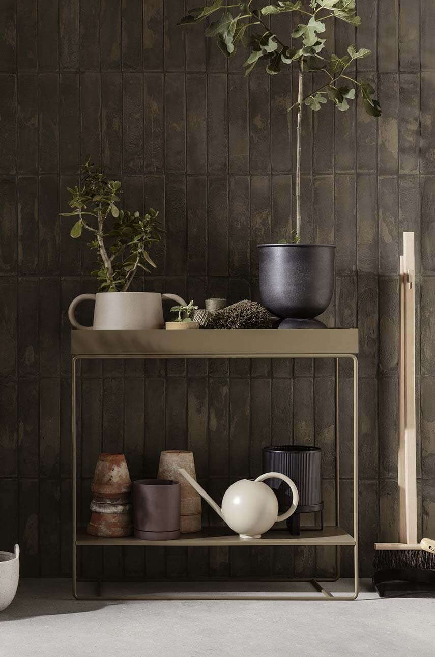 Квітковий горщик зі стелажем ferm LIVING Bau Pot S