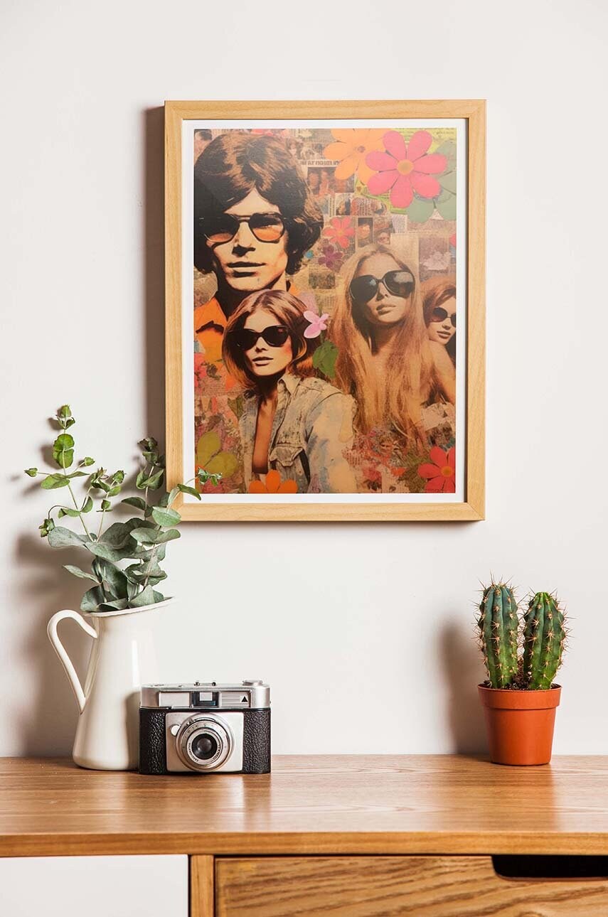 Графіка для акрилового скла a.i art HARTMAN 60's Collages 08, 30 x 40 cm
