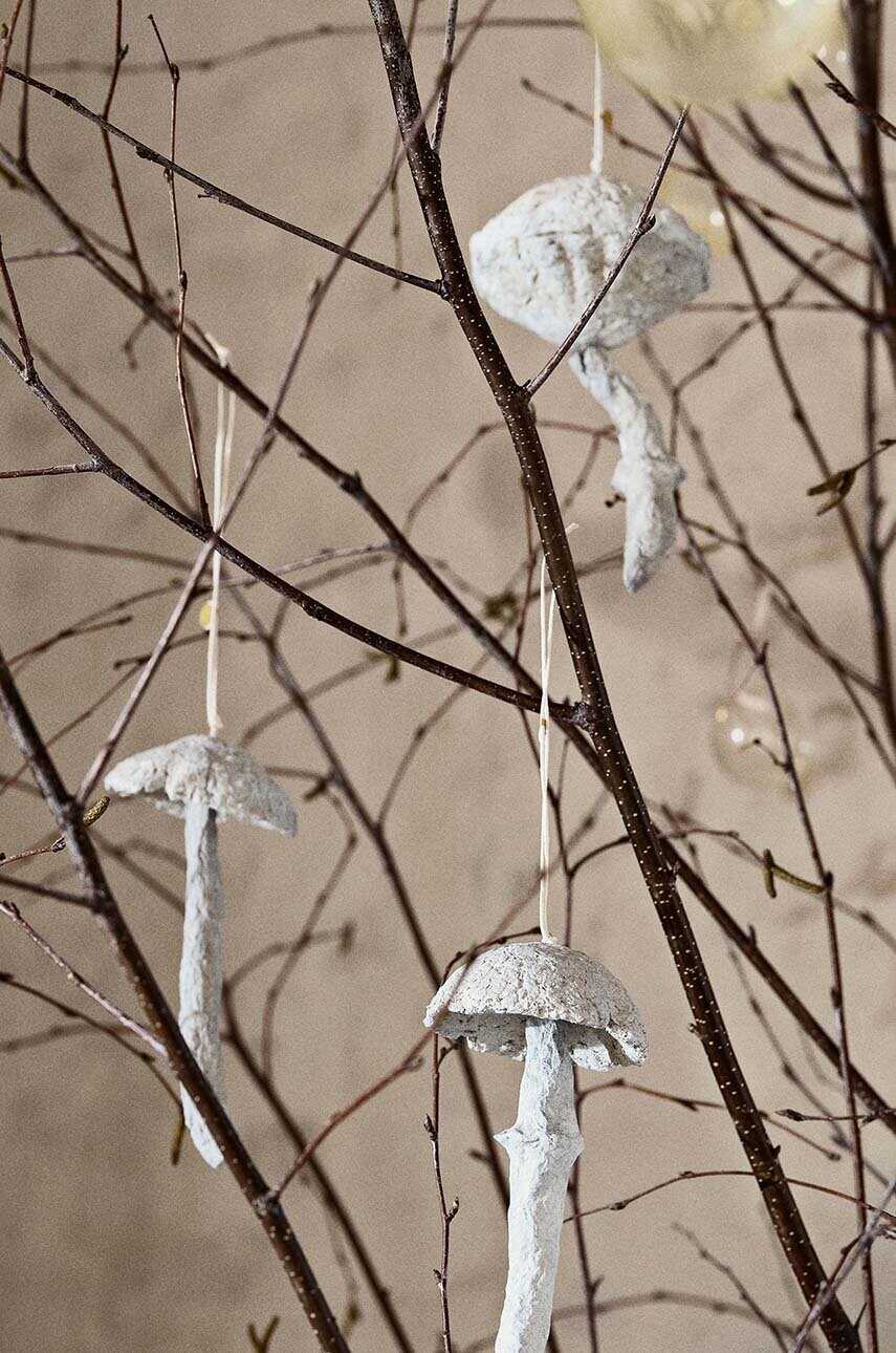 Набір святкових прикрас ferm LIVING Mushroom Ornaments 4-pack