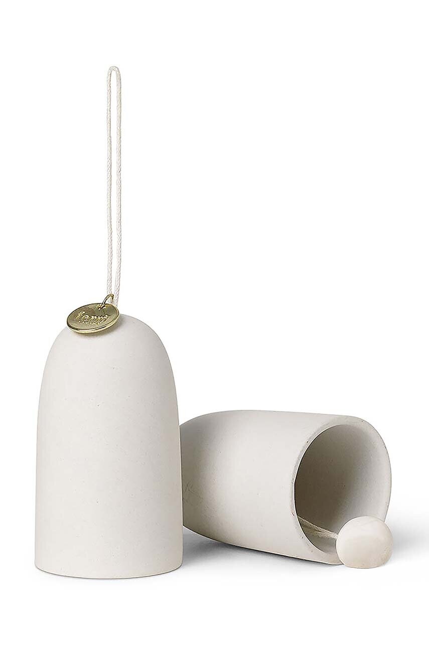 Новорічна прикраса ferm LIVING Bell Ceramic Ornaments 2-pack