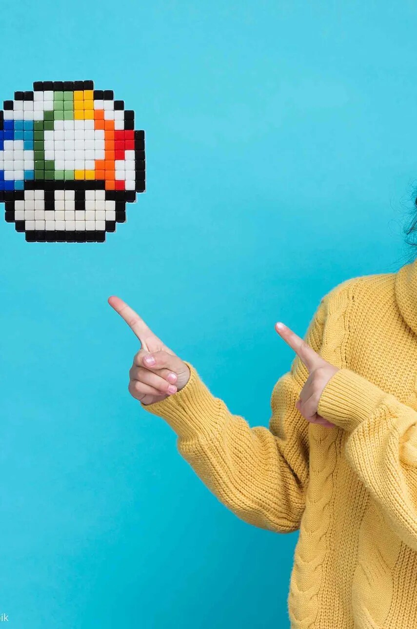 Набір diy піксельна мозаїка Pixel Corner Rainbow Shroom