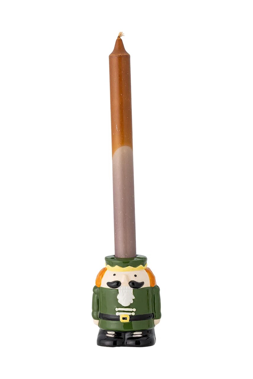 Декоративний свічник Bloomingville Feast Candle Holder колір зелений