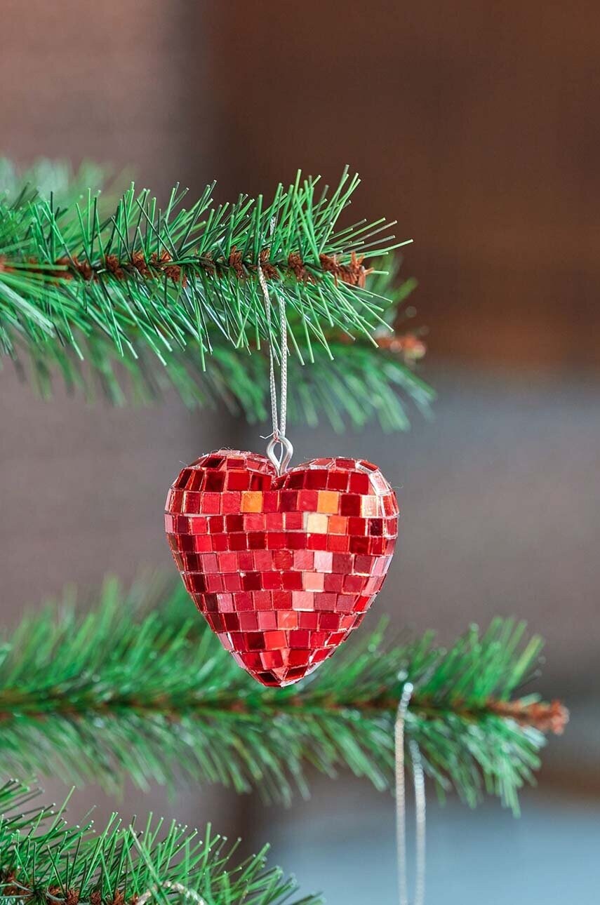 Декоративна підвіска Rice Small Heart Disco Ball