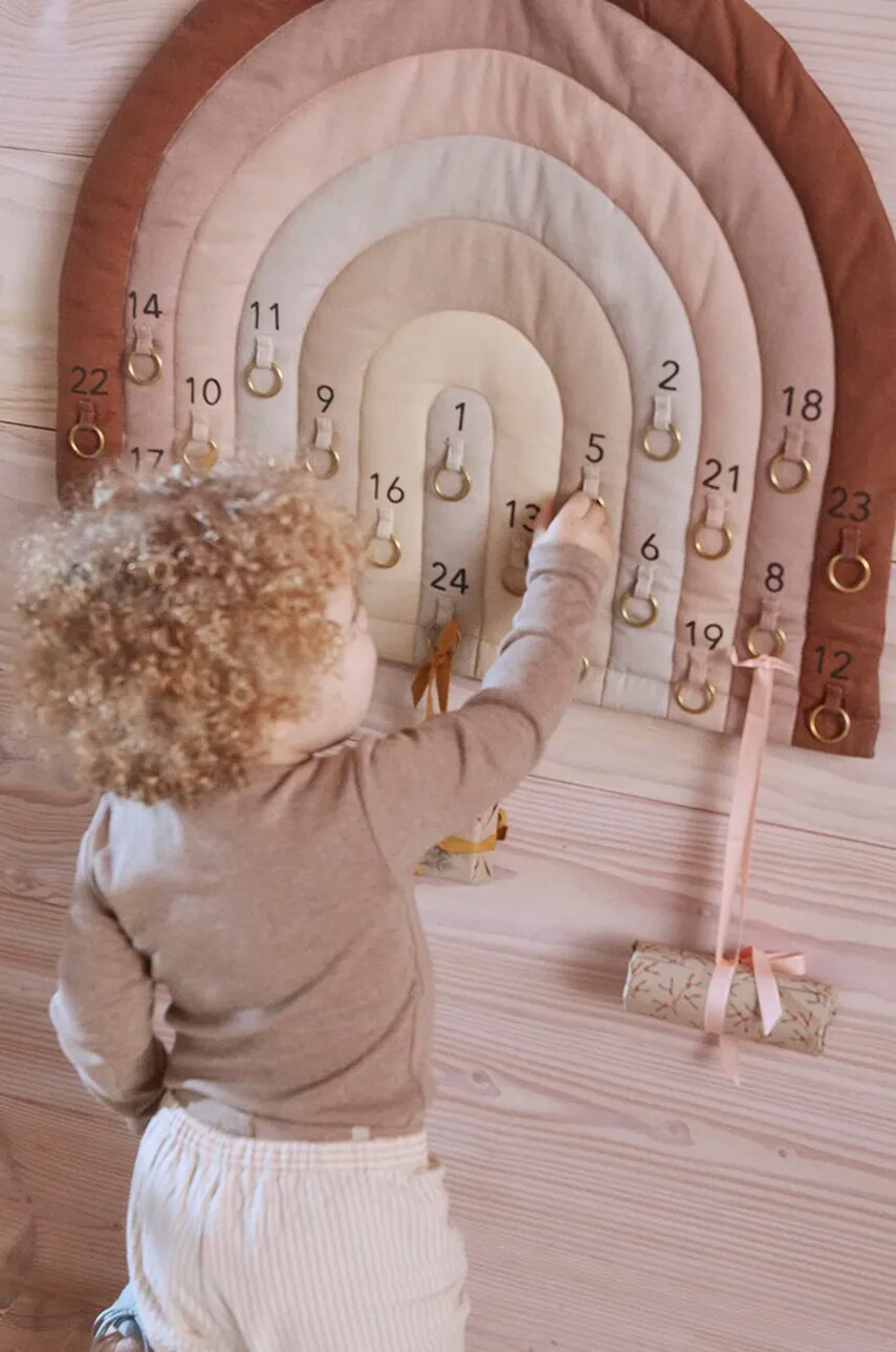 Дитячий адвент календар OYOY Rainbow Christmas Calendar