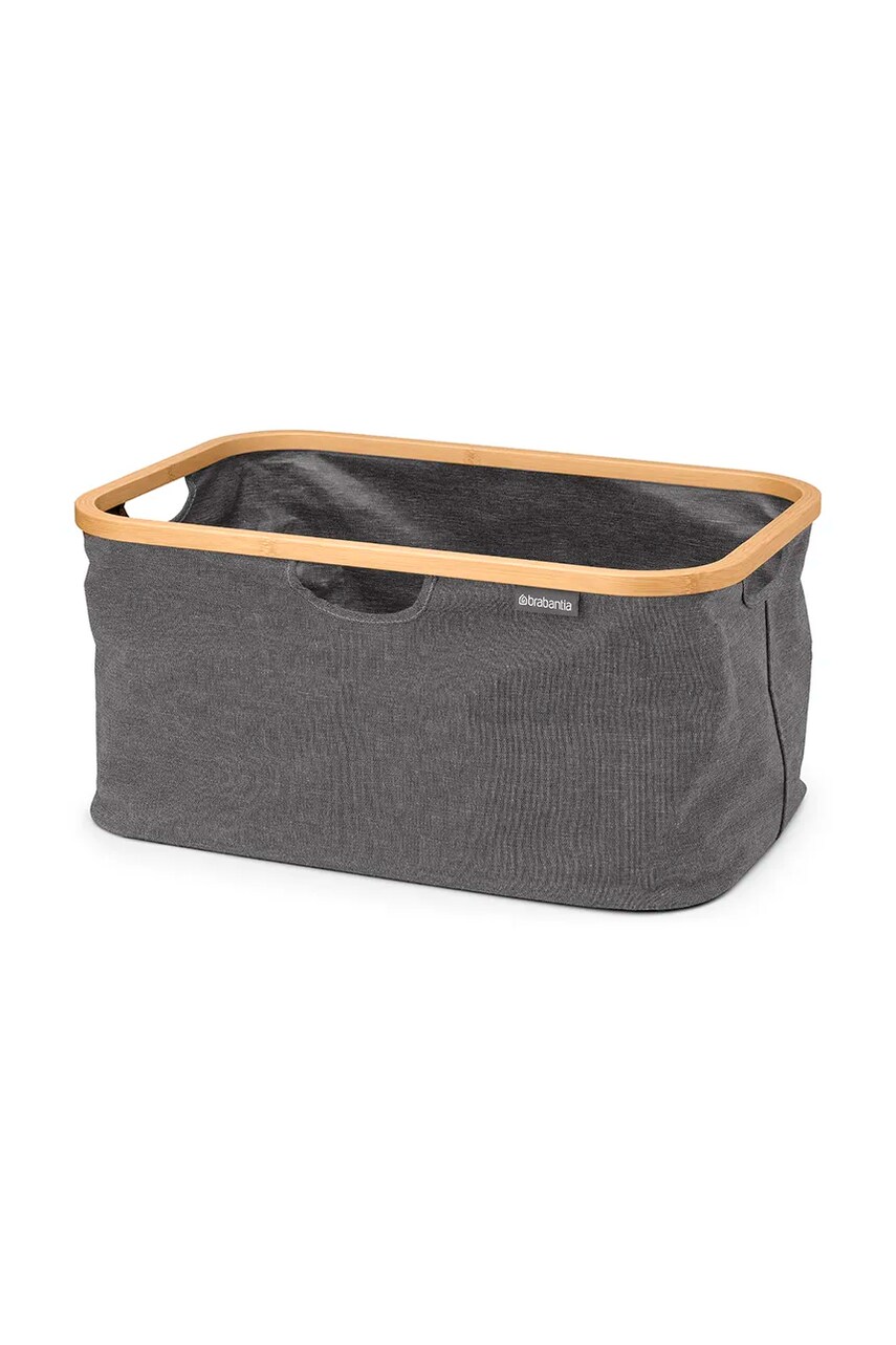 Кошик для білизни Brabantia Pepper Black 40 L колір сірий