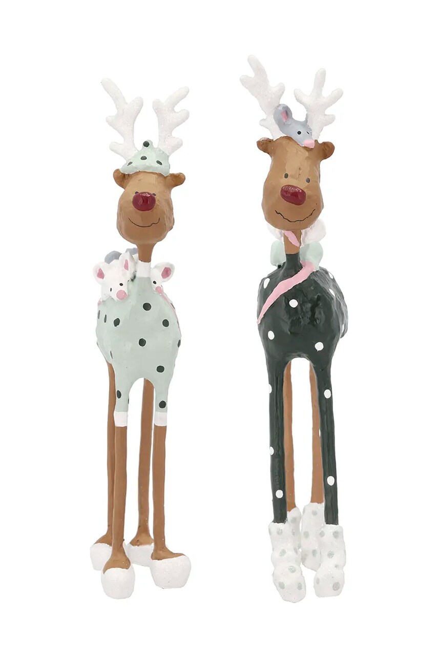 Новорічна прикраса Medusa-Copenhagen Mr & Mrs Rudolf 2024 2-pack