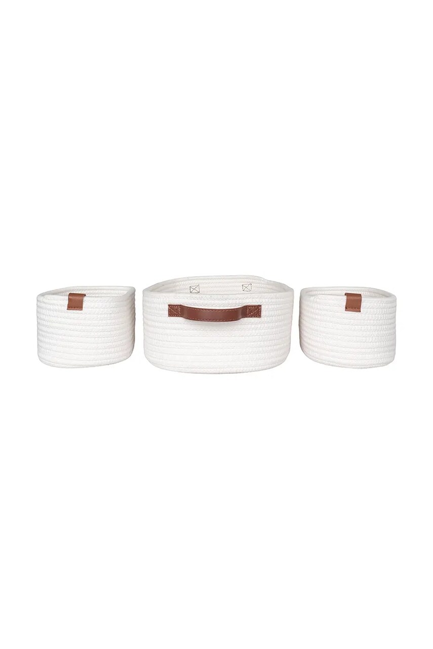 Набір кошиків для зберігання House Nordic Jarana 3-pack колір білий
