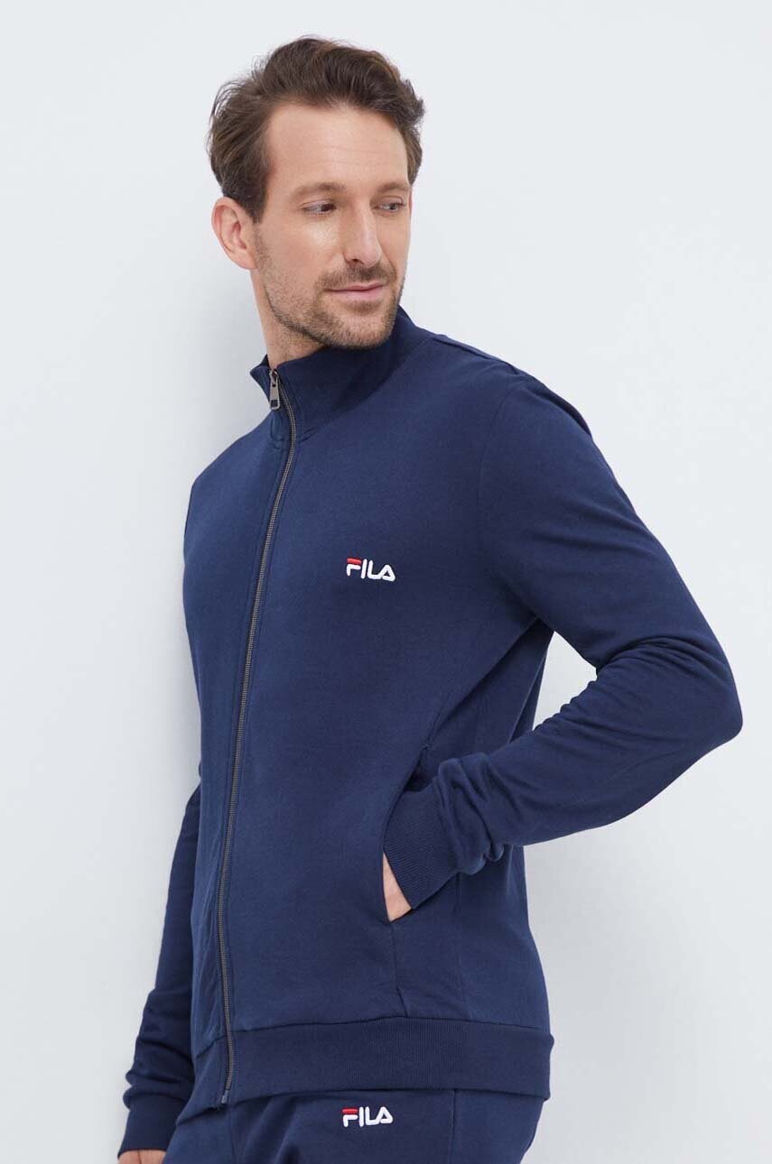 Бавовняний спортивний костюм Fila колір синій