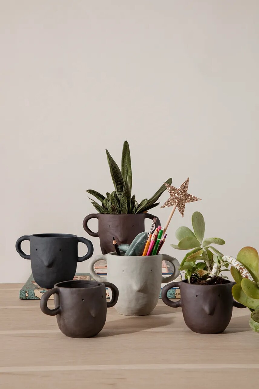Підставка для квіткового горщика ferm LIVING Mus Plant Pot S колір сірий