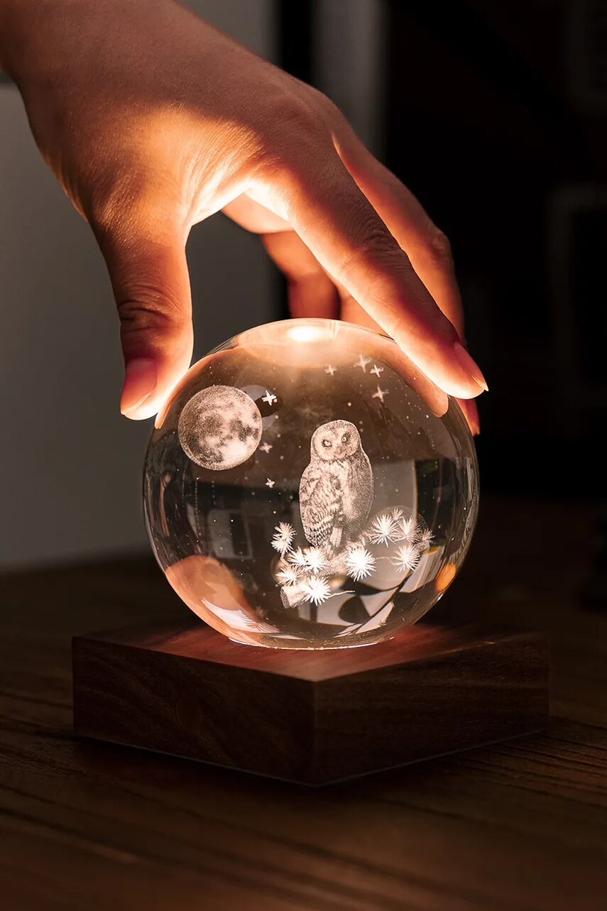 Бездротова світлодіодна лампа Gingko Design Amber Crystal Light