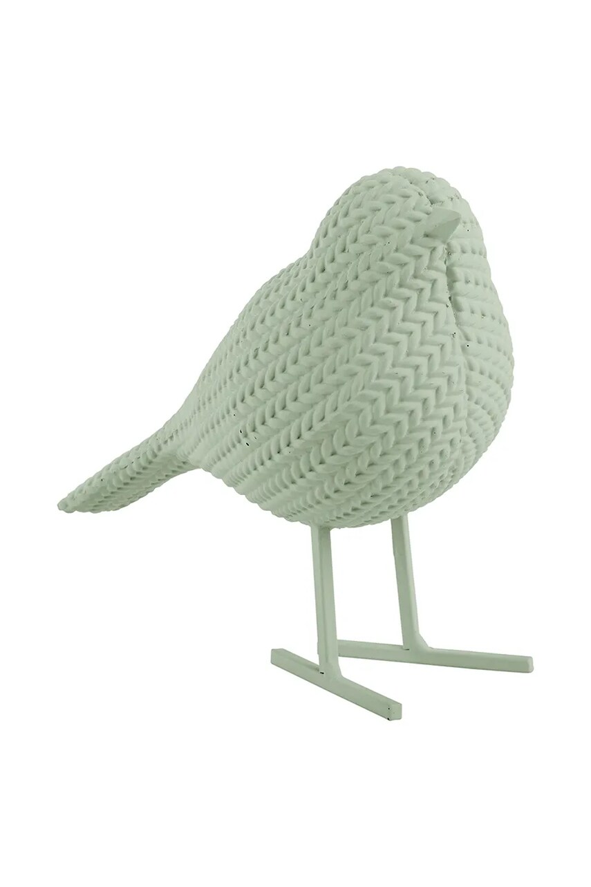 Декоративна фігурка Present Time Statue Knitted Bird Small колір зелений