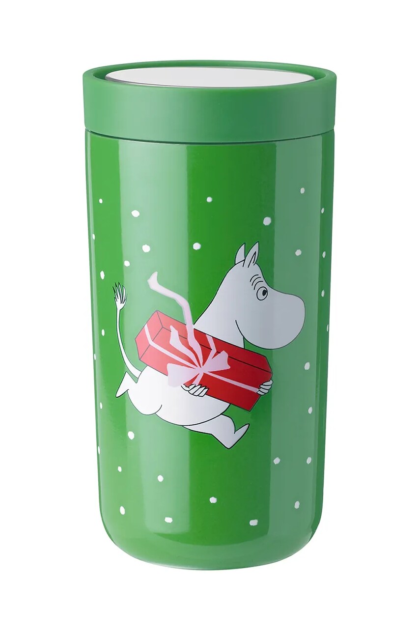 Термокружка Stelton To Go Click x Muminki 0,2 L колір зелений
