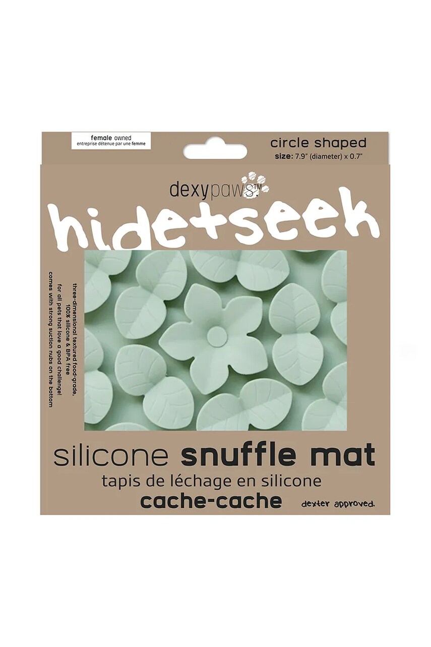 Килимок для обнюхування для домашнього улюбленця Dexypaws Sage Green Silicone Snuffle Mat