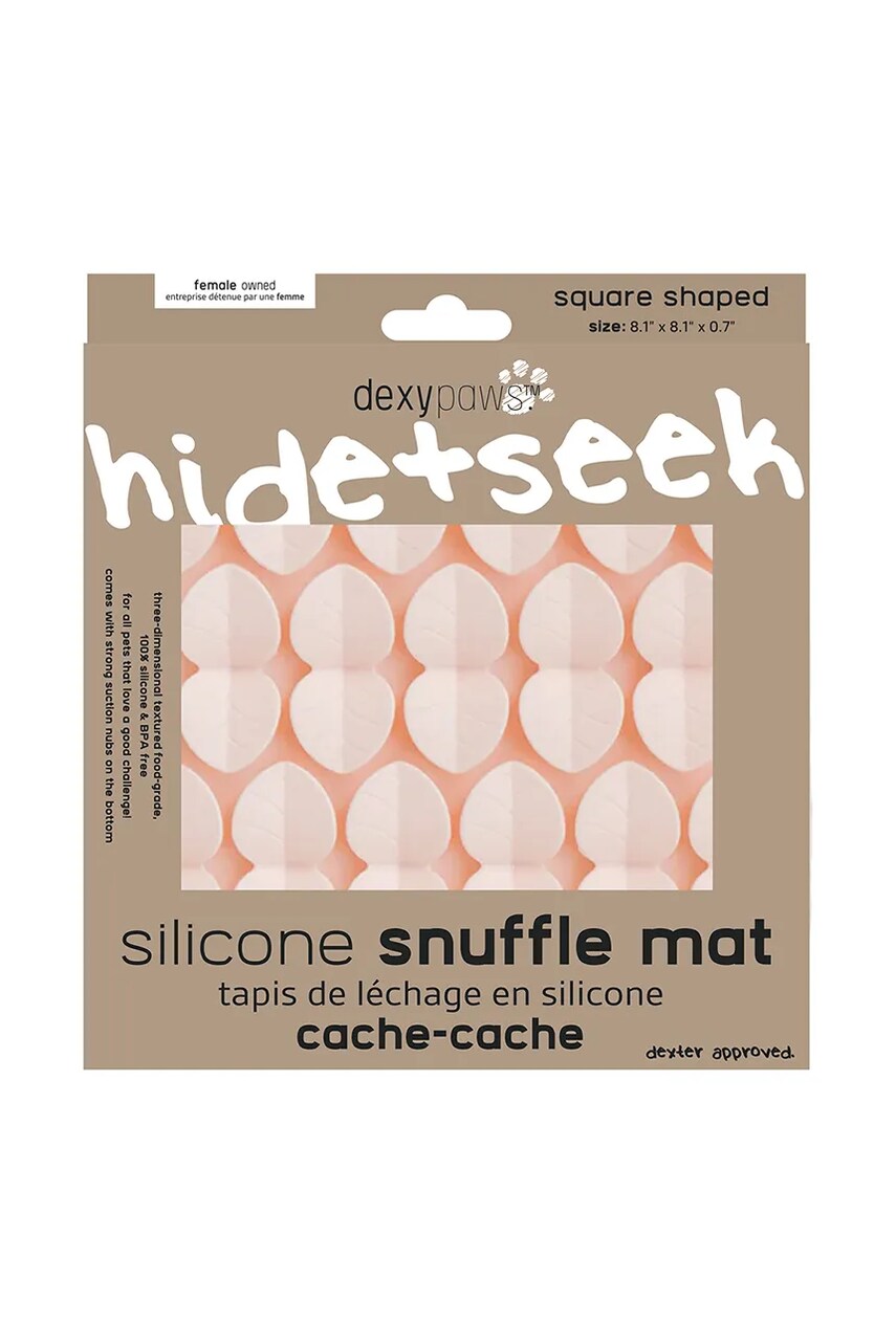 Килимок для обнюхування для домашнього улюбленця Dexypaws Blush Pink Silicone Snuffle Mat