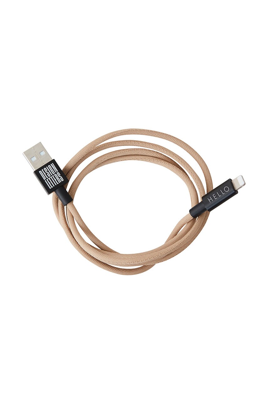 Design Letters Кабель для зарядки USB-C Lightning 1 m