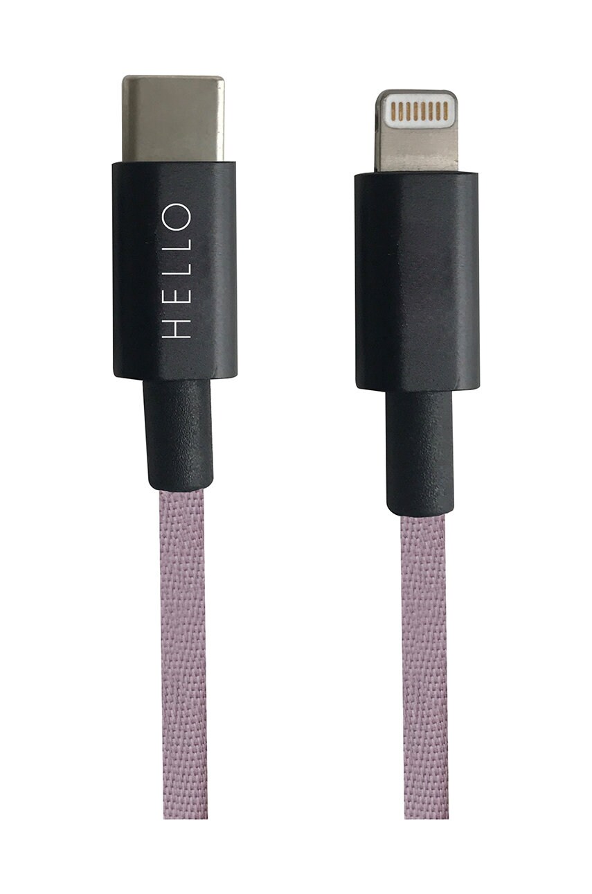 Design Letters Кабель для зарядки USB-C Lightning 1m